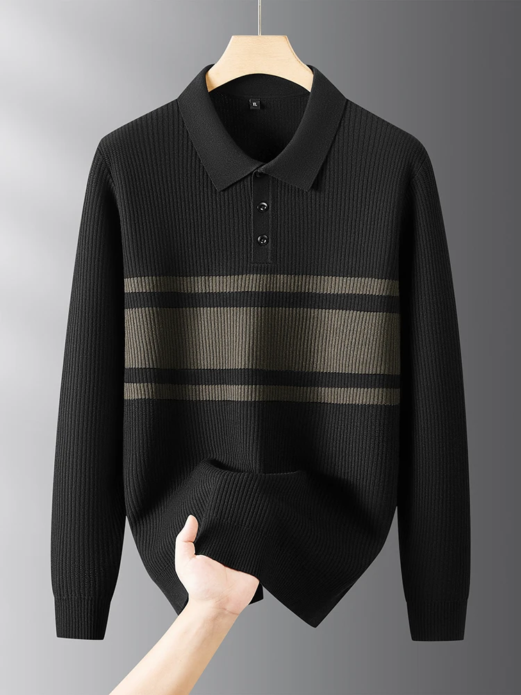 

Высококачественный мужской вязаный свитер Long Sve, свободный повседневный зимний свитер, Новое поступление, большие размеры, удобная дышащая сетка