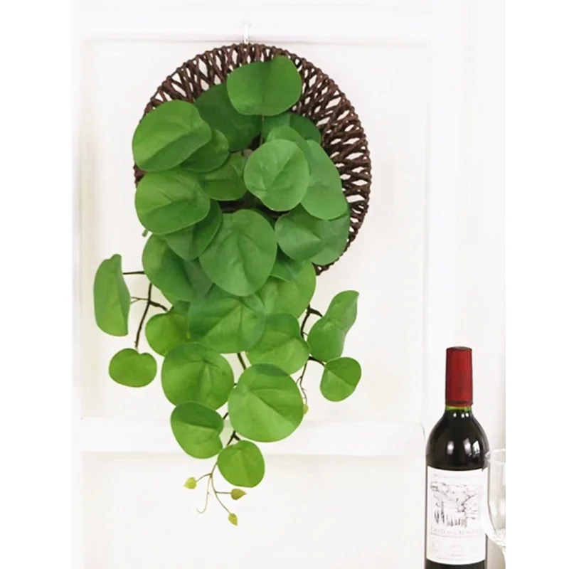 

Artificial Hanging Plants Green Rattan 50 CM Fake Plants Rattan Garden Balcony Party Home Decoration Accessories