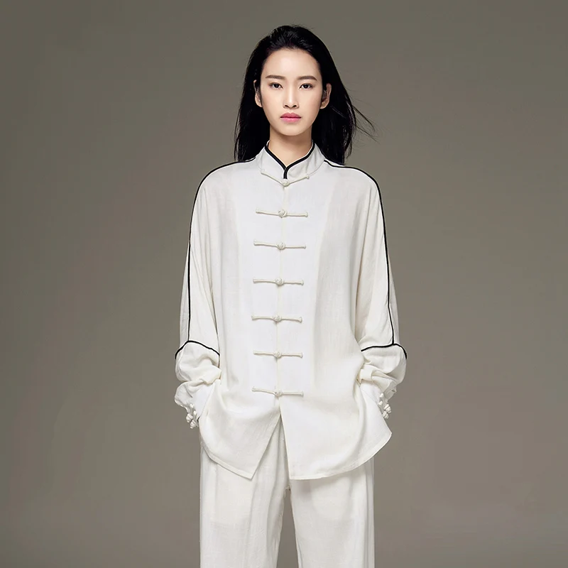Unisex Tai Chi Suit for All Seasons, Men's & Women's Martial Arts Uniform for Training, Performance and Competition