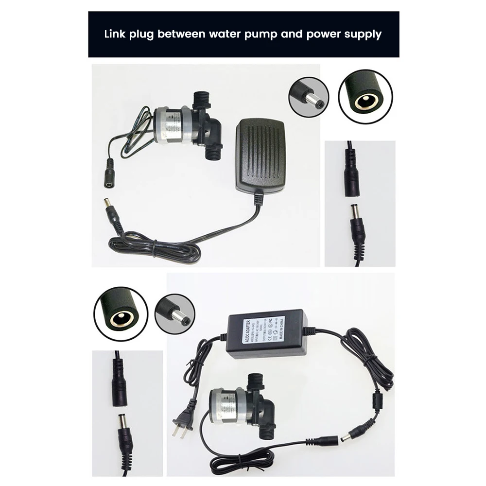 DC 12V 24V bürstenloser Solar motor Wasserpumpe Warmwasser bereiter Dusche Fußboden heizung Drucker höhungs pumpe Mikro-Tauch umwälzpumpe – Detail 6