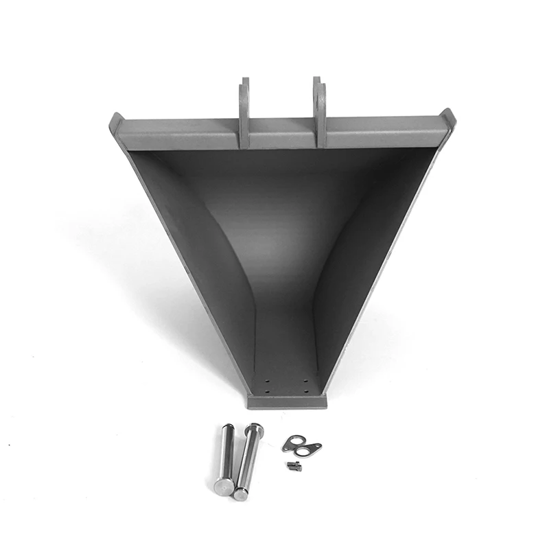 LESU AT-C0010-C/R/BK 1/14 excavator ET35 modified quick-release bucket replacement metal trapezoidal bucket DIY upgrade