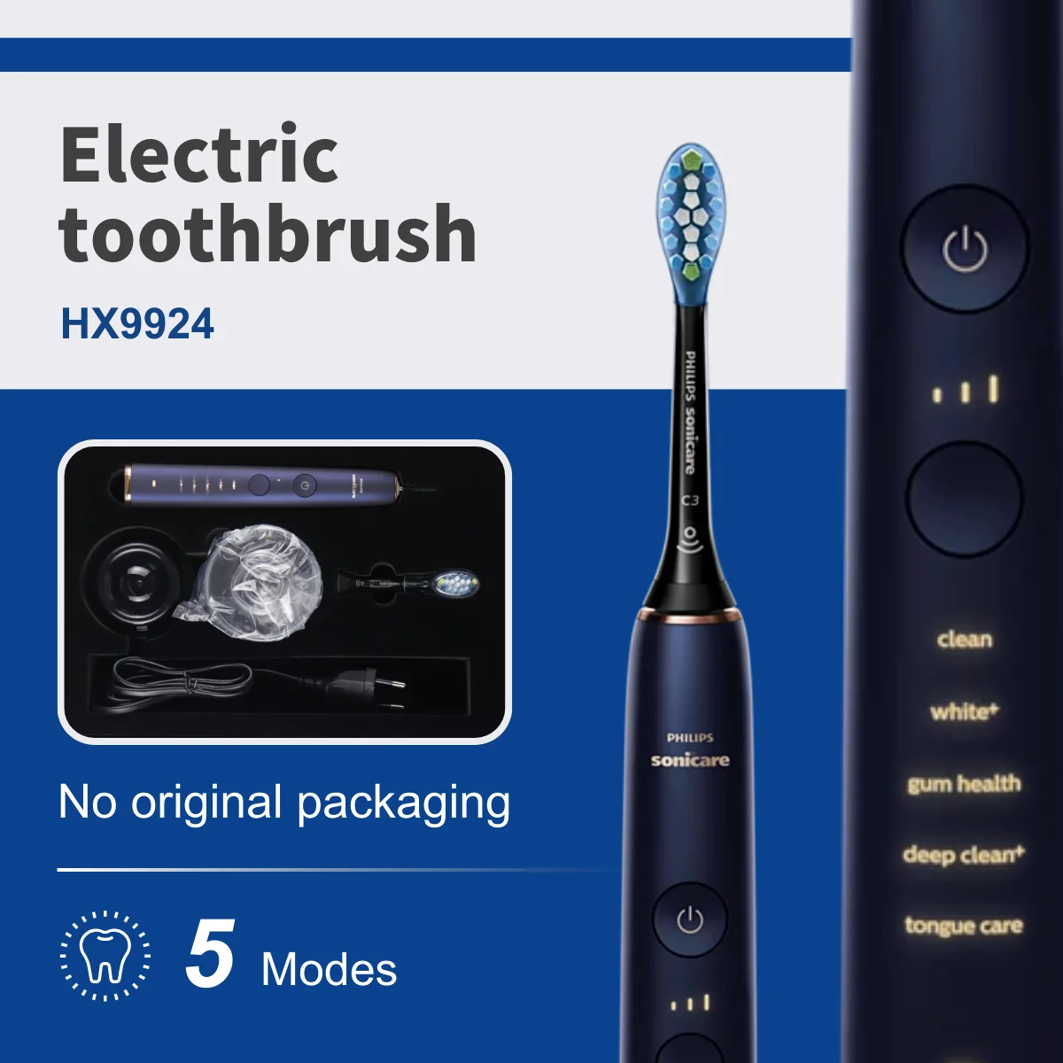 

Philips Electric toothbrush Sonicare DiamondClean Smart HX9924, Black