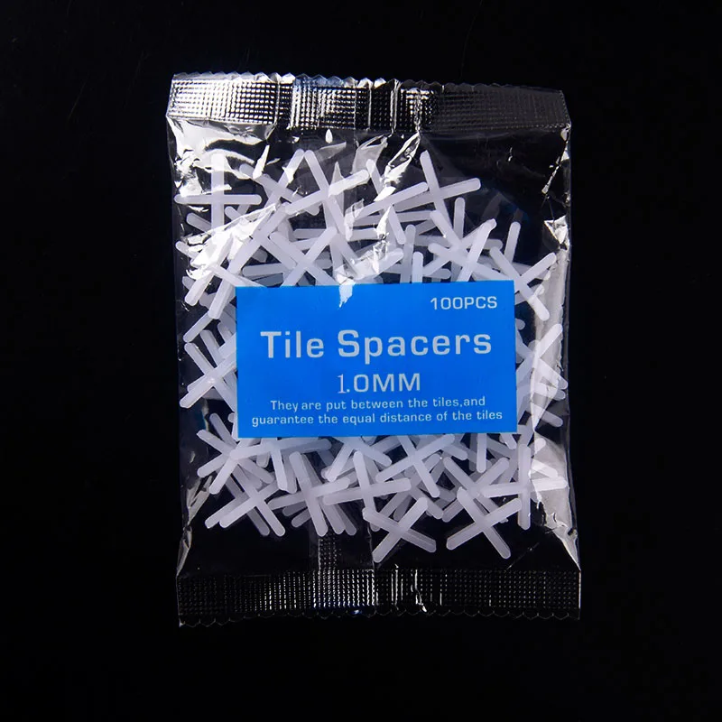 100pcs 1/1.5/2/2.5/3mm Decoration Tool Ceramic Tiler Spacer Cross Plastic Tile Plumber Leveling System Construction
