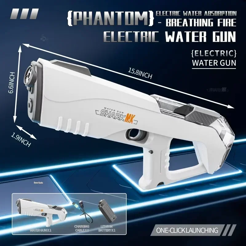 Simulated Firing Electric Water Gun Adults Children Shooting Game Automatic Water Absorb Water Blasters Summer Outdoor Kids Toys S92722Ad62C10411492D310097239279E6