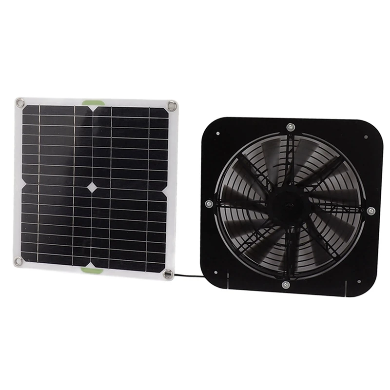 

Mono-Polycrystalline Solar Panel With 13.5 Inches Exhaust Fan Bracket Photovoltaic Fan Ventilation Cooling Solar Panel