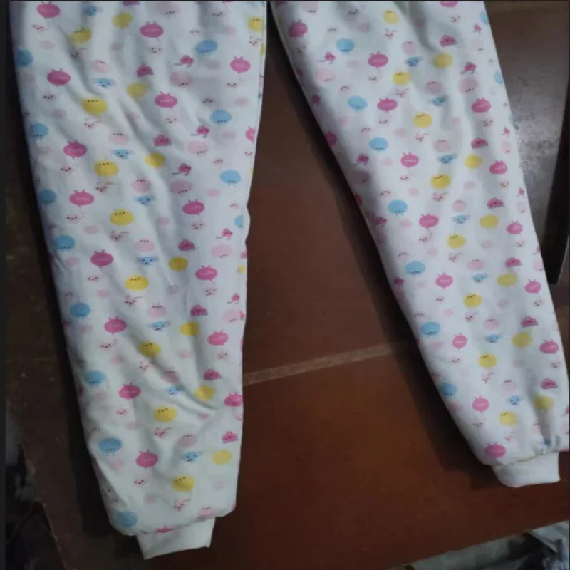 Casal puro algodão aberto virilha macacão abdl zíper cintura elástica mangas compridas macacão adulto bebê dos desenhos animados impresso quente bodysuit