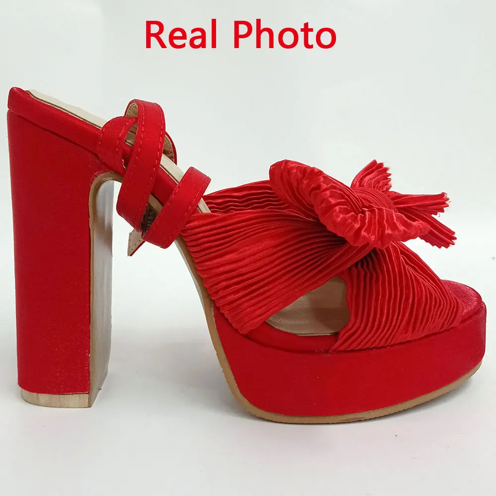 Brand New Platform 2022 Summer Simple High Heeled Women's Sandals Shoes Wedding Shoes Big Size 43 Bridal Shoes images - 6