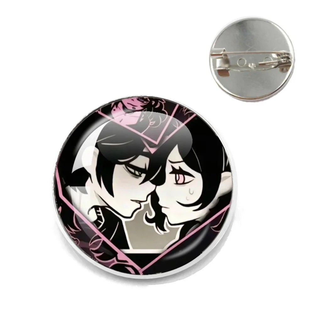 Game The Coffin of Andy and Leyley Cosplay Clothes Lapel Pins Decor Jewelry Metal Brooch Hat Collar Funny Accessories Fans Gift - view 2