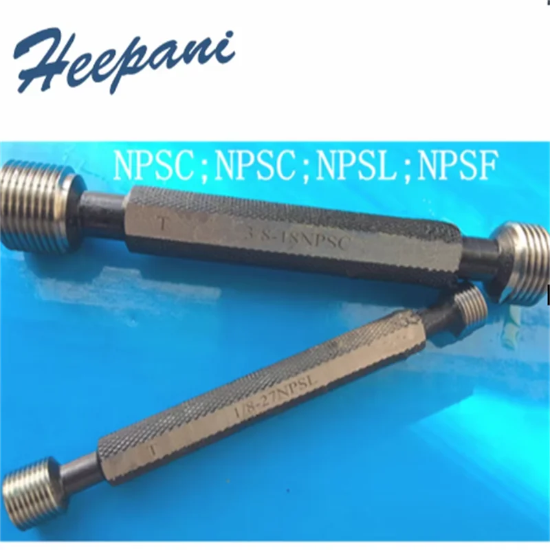 Free shipping NPSC1 1/4, 1 1/2, 2 inch, 2 1/2 Cylindrical thread plug gauge US system round tube gauge go nogo