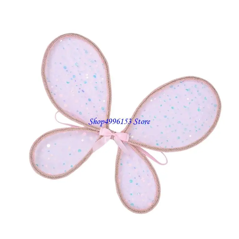 Q0KE Butterfly Wing Dressing Up Costume Cosplay Fairys Wing Halloween Angel Wing Princess Performances Props Kids