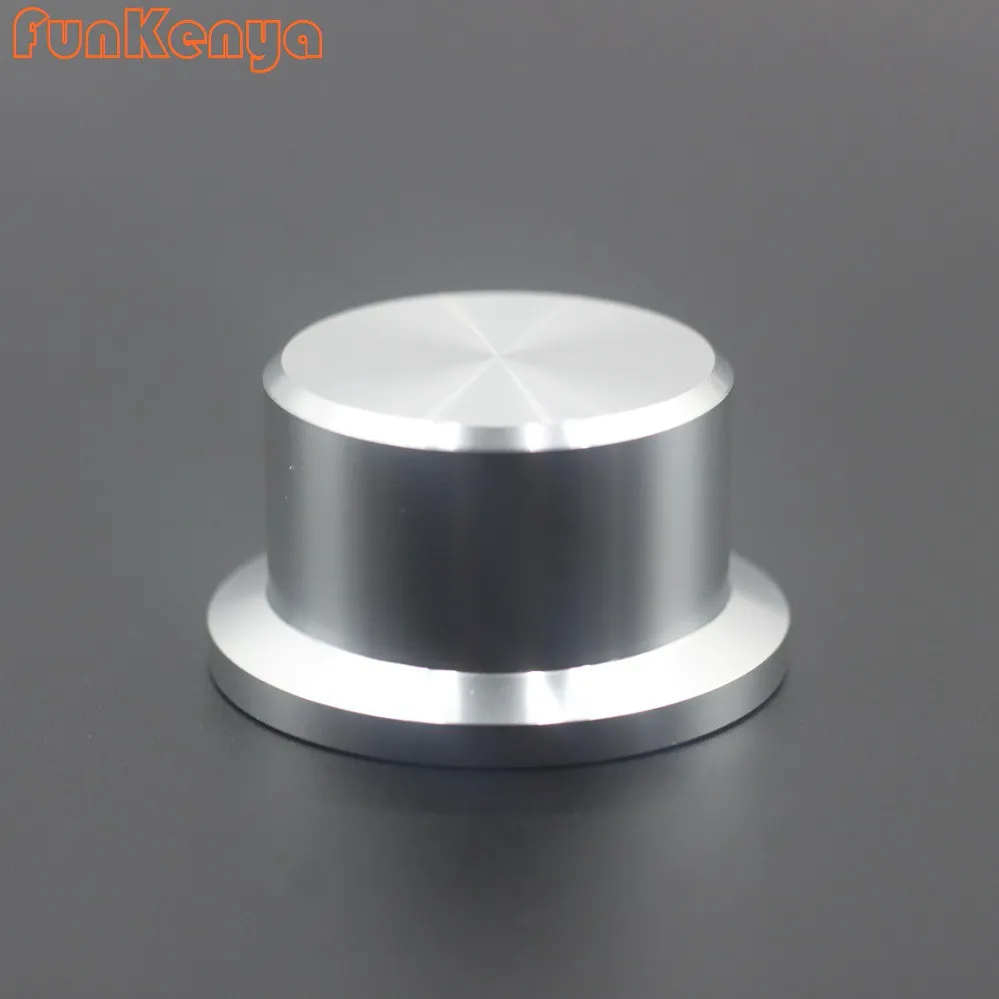 

1 Piece CNC Aluminum 50x27mm Solid Konbs Hifi Home Audio Volume Konb Power Discharge Positioner Button 50mm