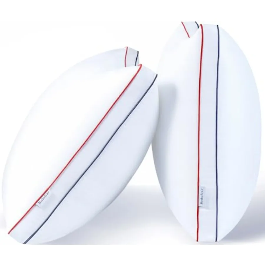 

Подушки для сна средней жесткости с боковыми вставками для комфортного сна на боку и на спине, размер King Size, гостиничное качество