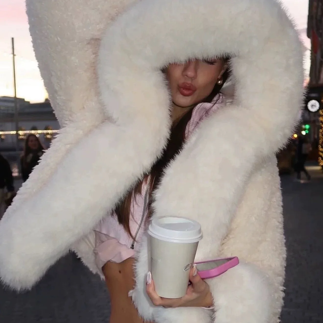 

Soft Thi ort Fur Jaet Women's Autumn Winter Faion Slimming Comfortable Fur Vest Chinese Brandl Product