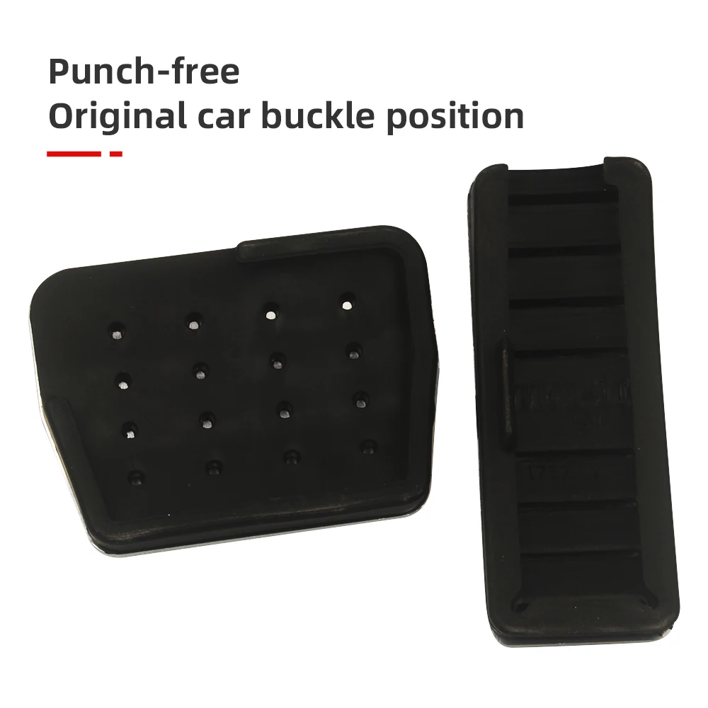 Car Accessories For Chery Jetour Dashing i-DM 2022 2023 2024 Aluminum Fuel Accelerator Brake Pedals Non-Slip Cover Cluth Pads