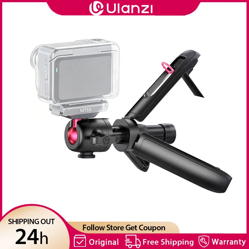 Ulanzi MT55 SnapGoミニ自撮り棒三脚スタンド Go Ultra / DJI Action 6用
