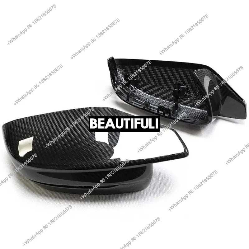 ZAIQU Dry Carbon Fiber Side Rear View Mirror Covers for M2 M3 M4 M240i M50G80/82/83/87  Modified M3 Rearview Mirror Caps view 5