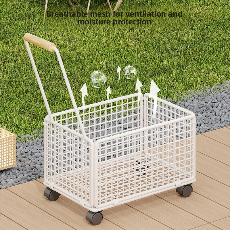 

Campsite picnic oversized all-purpose mobile cart camping vehicle outdoor trolley
