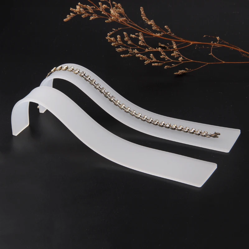 5Pcs Acryl Frosted Armband Display Houder Hand Chain Sieraden Houder Sieraden Display Standaard