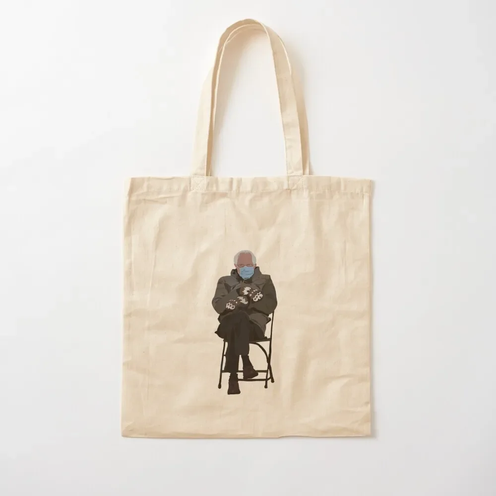 

Bernie Sanders Mittens Tote Bag shopper bags shopping trolley bag reusable shopping bag hand