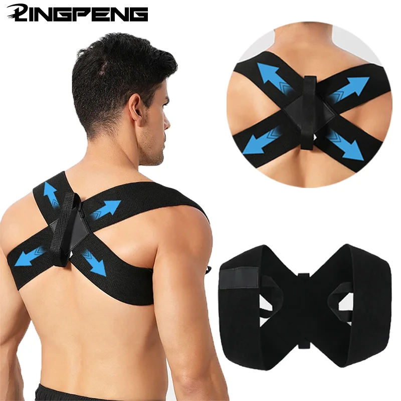 1Pcs Adjustable Posture Corrector for Men Women - Upper Back Spine, Neck, Shoulder & Clavicle Orthopedic Brace - for Bad Posture