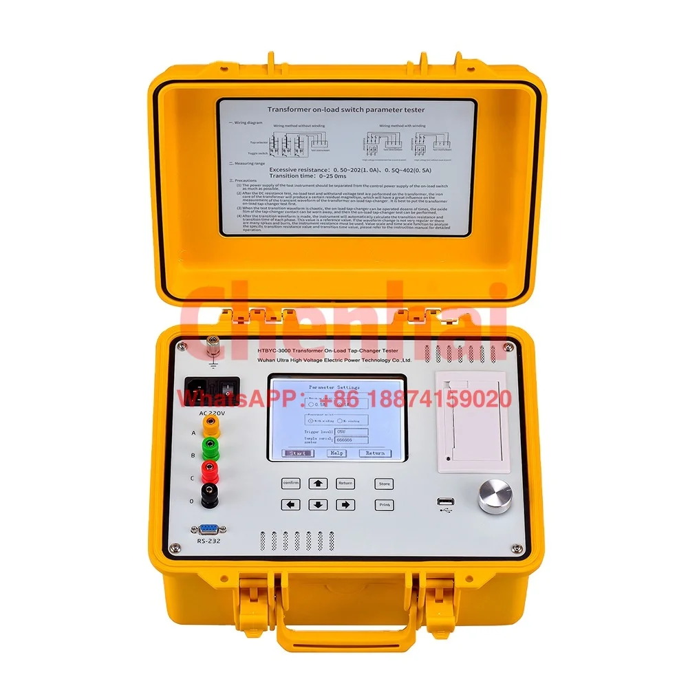 

UHV-3000 Transformer on Load Tapchanger Tap Changer AC Parameter Switch Characteristics Oltc Transition Resistor