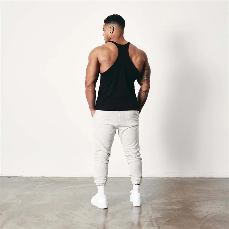 Fitness Sport I-tank Top Men's top Summer casual men's tank top Jogger Gym Workout Outdoor running menswear