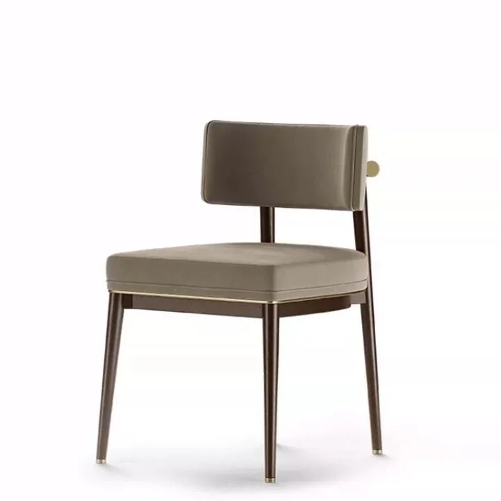 

Nordic Solid Wood Dining Chair Master Design Ash Wood Chair Model Room Upscale Club Home Hotel Restaurant Chair