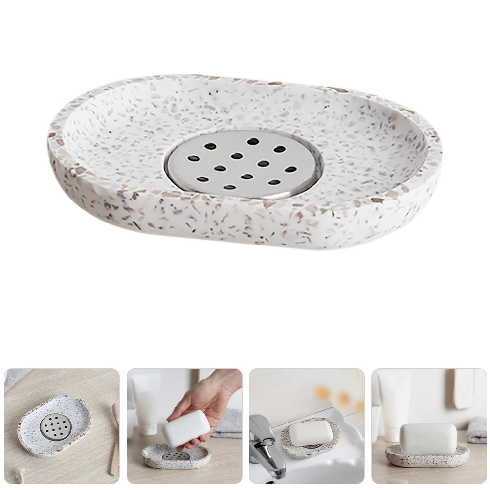 

Dishes For Self Draining For Shower Bar Holder Sturdy Dish Holder Bathroom Dish Water Drainage Soap Holders Bathroom Soap Tray