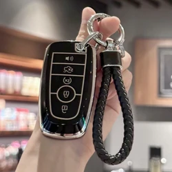 TPU Key Fob Cover Keychain for Ford Explorer Fusion Escape Edge Expedition F150 F250 F350 F450 F550 Maverick Mustang