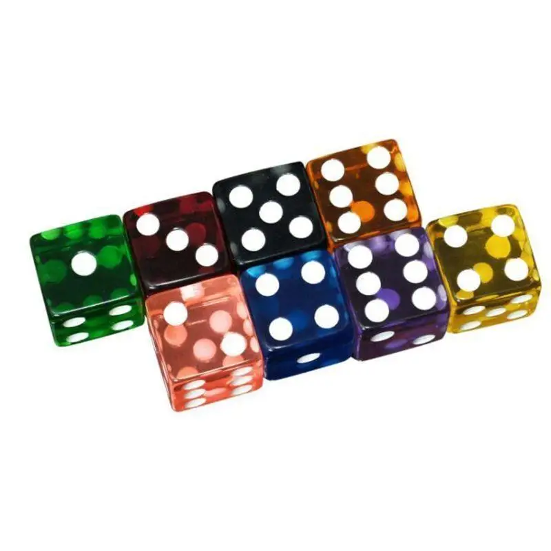 

R1WE 8 форм формы для кубиков для литья из смолы стандартные игровые кости филе квадратные для треугольных кубиков цифровые для