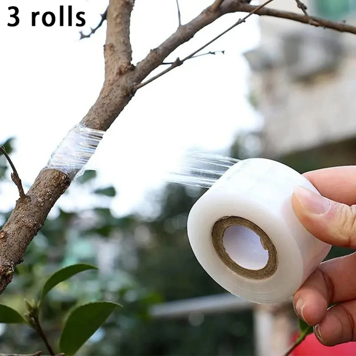 Durable High-quality Special Self Adhesive Grafting Film for Effortless Fruit Tree Seedling Binding - No Knotting Required - 3pc