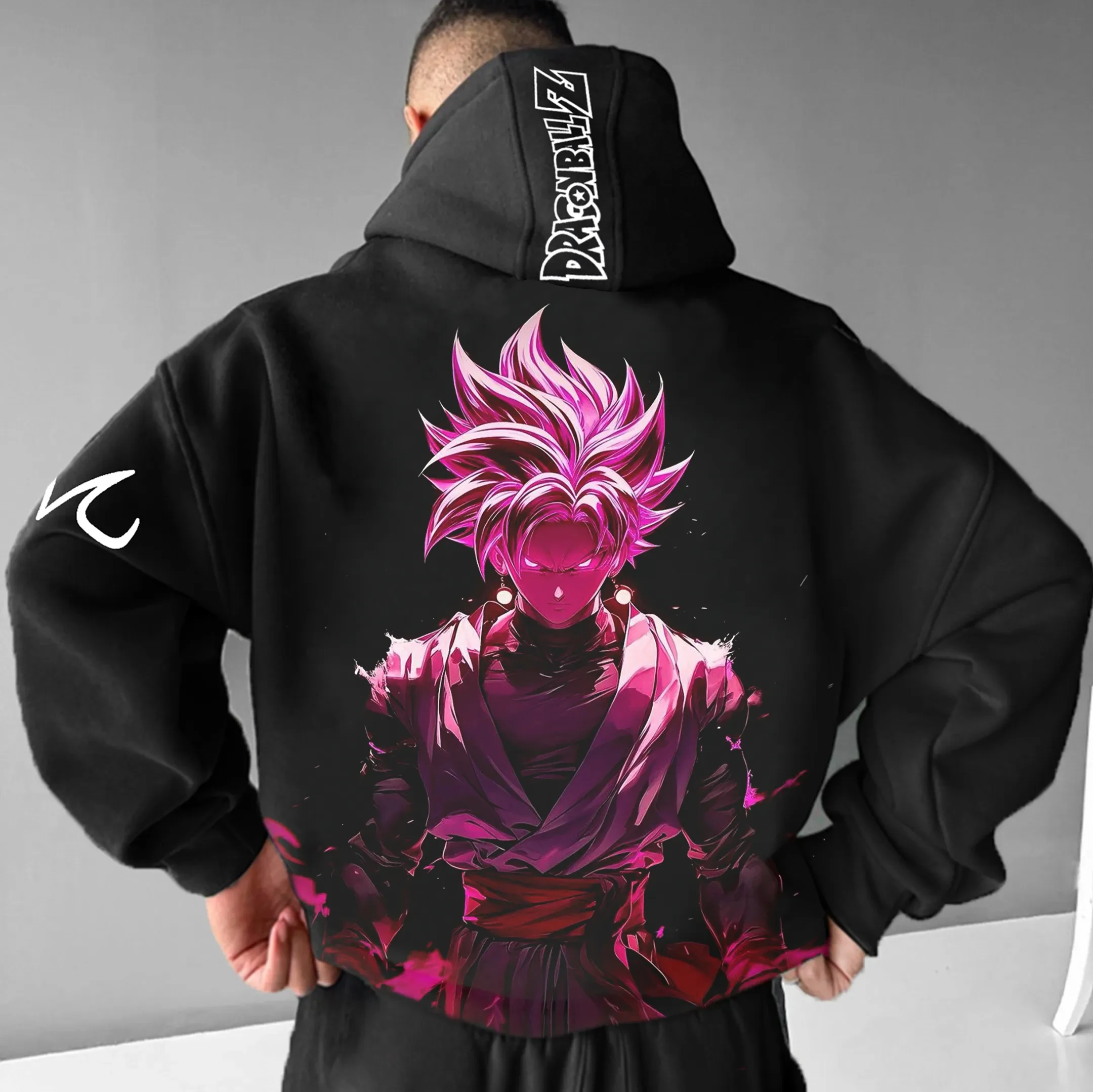 

Dragon Ball Goku Collaboration European and American Summer Men's Pure Cotton Sweatshirt Casual and Daily Commuting Style