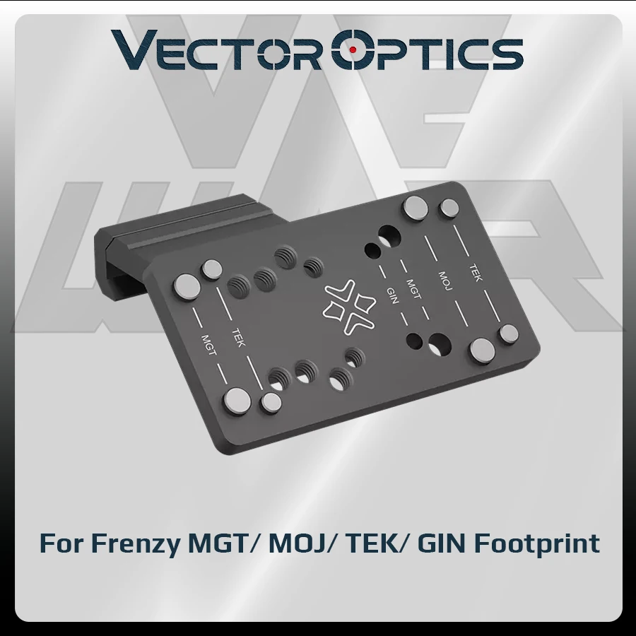 

Universal At A 45-Degree Slant Offset Red Dot Sight Mount for Frenzy Mgt/ Moj/ Tek/ Gin Footprint Red Dot Sights