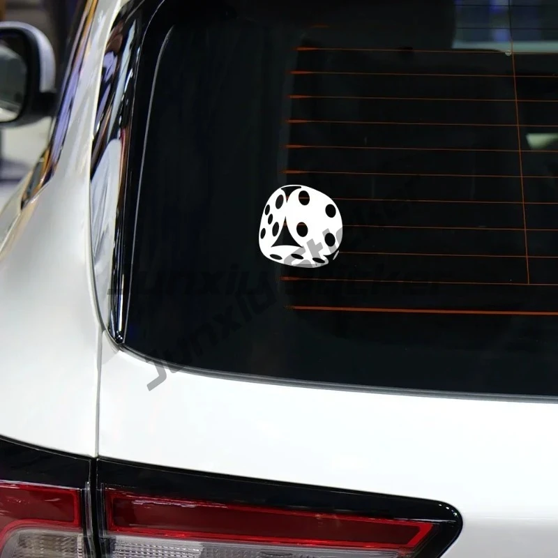 

Creative Dice Graphics Waterproof Vinyl Decals Automobile Styling Personalized Decor Car Sticker