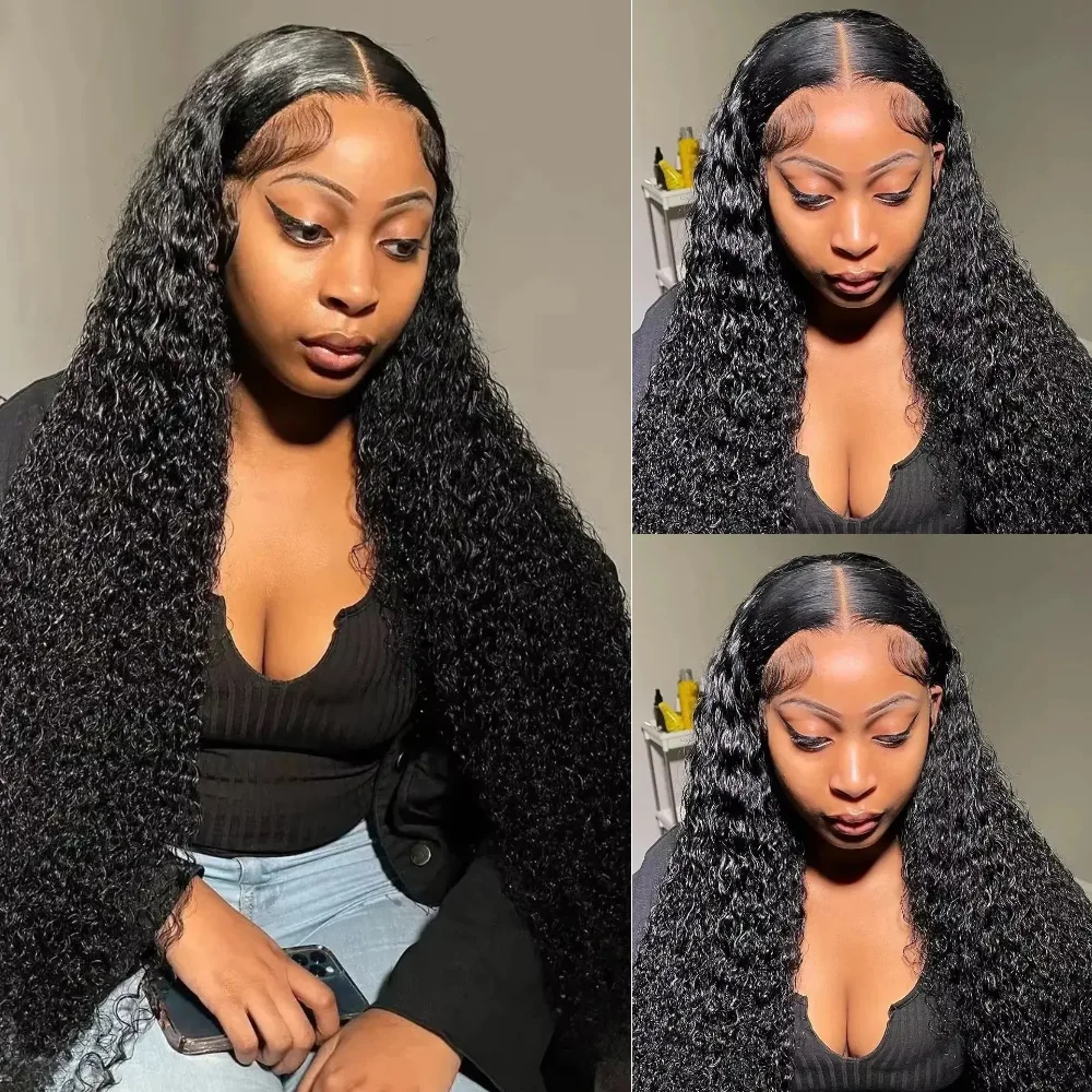 

200% Density Curly Hair Wig Deep Wave 13x6 HD Lace Frontal Wig 13x4 Glueless Wigs Human Hair Curly Lace Frontal Human Hair Wig
