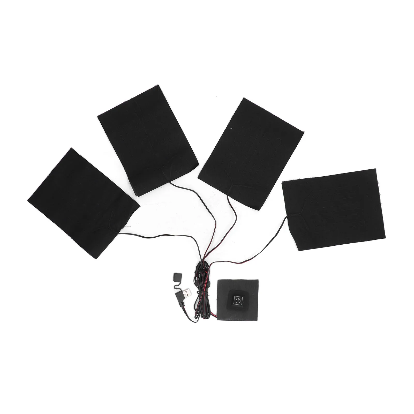 Jasverwarmingspad 3 standen Waterdicht 5V 2A Gelijkmatige verwarming Composiet verwarmingsdoek Verwarmer voor warme handschoenen