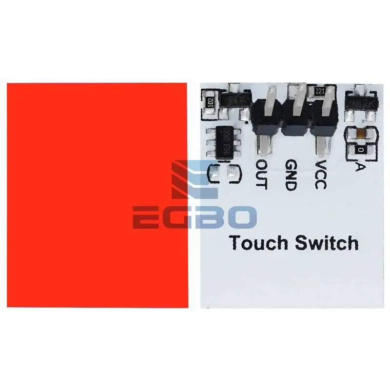1~10PCS Green Blue Red Yellow Color RGB Capacitive touch switch button module 2.7V-6V module anti-jamming is strong HTTM series