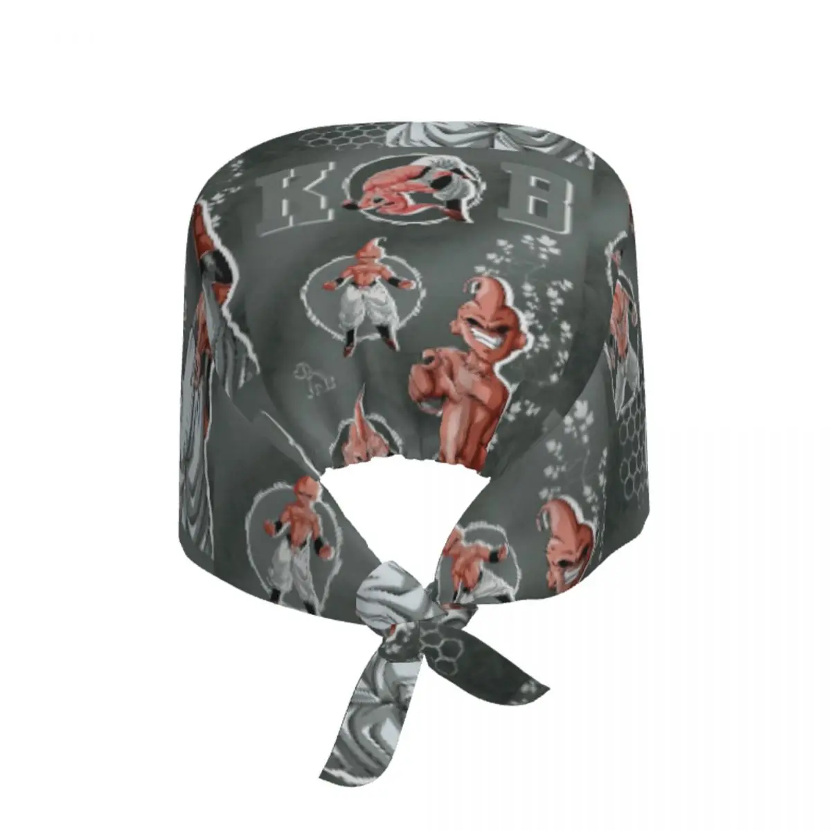 Personalizado divertido Anime Majin Buues personal médico Scrubs sombrero hombres mujeres médico enfermería gorro quirúrgico Scrub gorras
