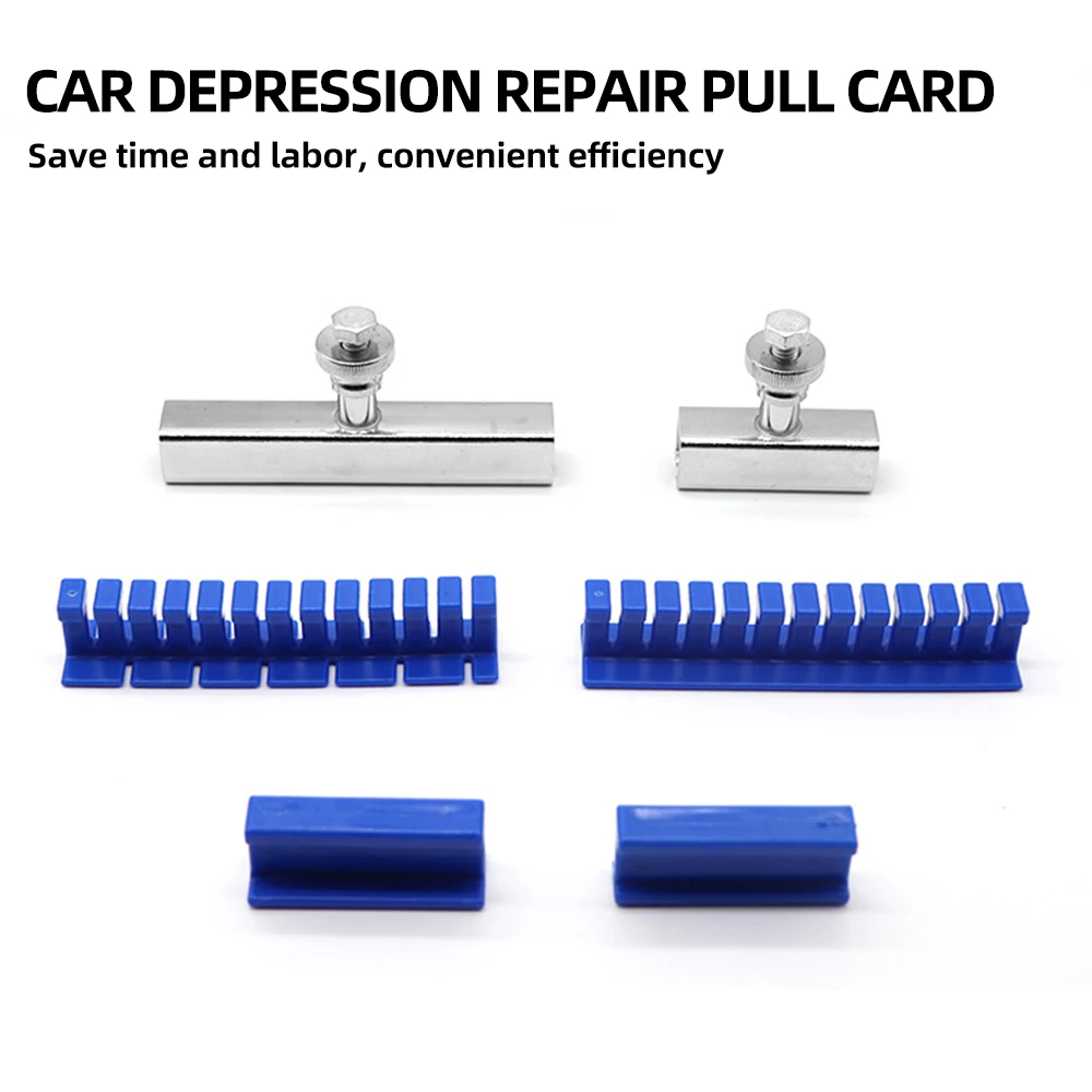 

Car Dent Repair Tools Kit Auto Body Sheet Metal Paintless Bump Removal Pulling Blue Tabs Set Pull Traceless Remover Hail Pit