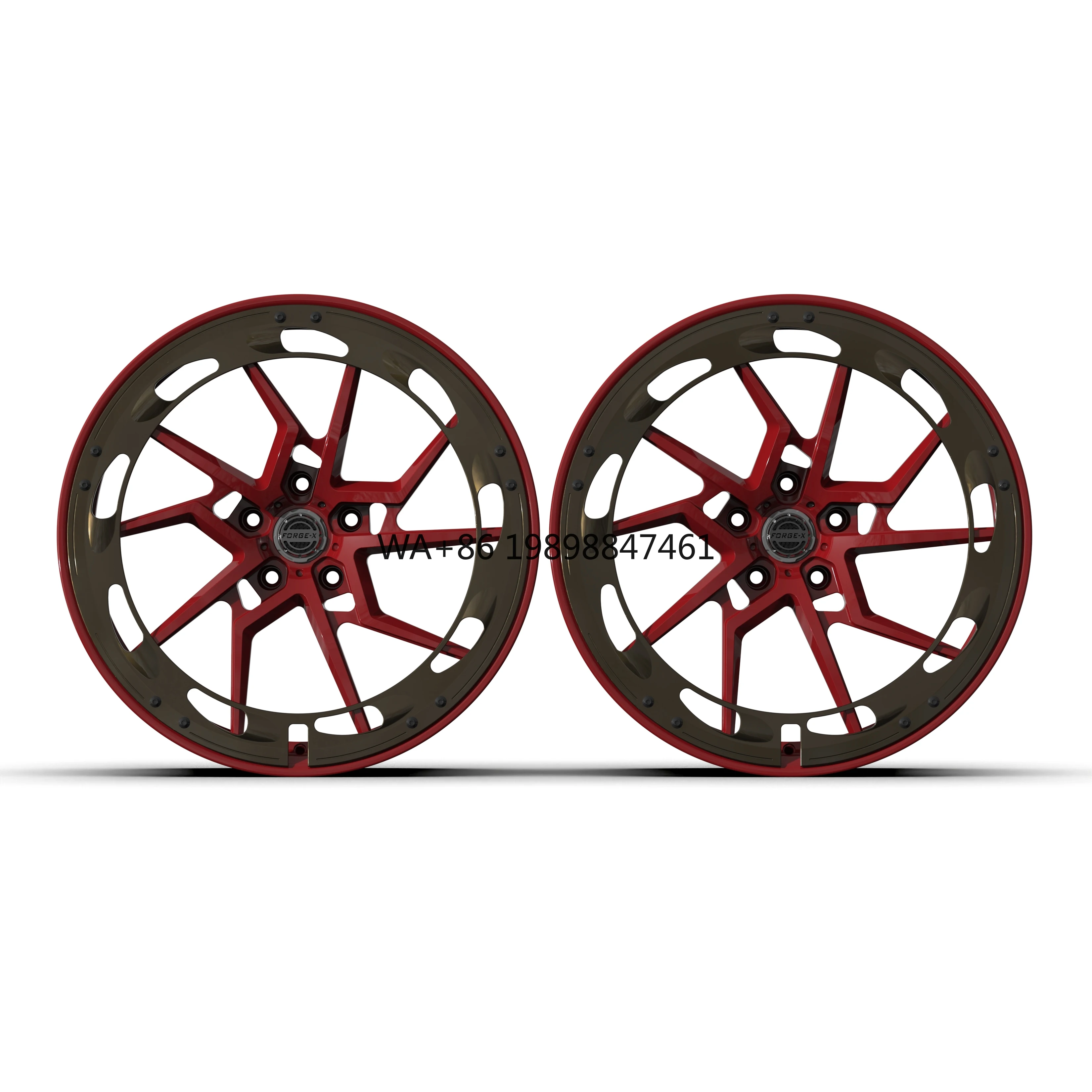 

Кованые легкосплавные диски для гоночных автомобилей GT53 G63 с вогнутым декоративным кольцом, совместимые с PCD 5x112 и 5x120 AL13