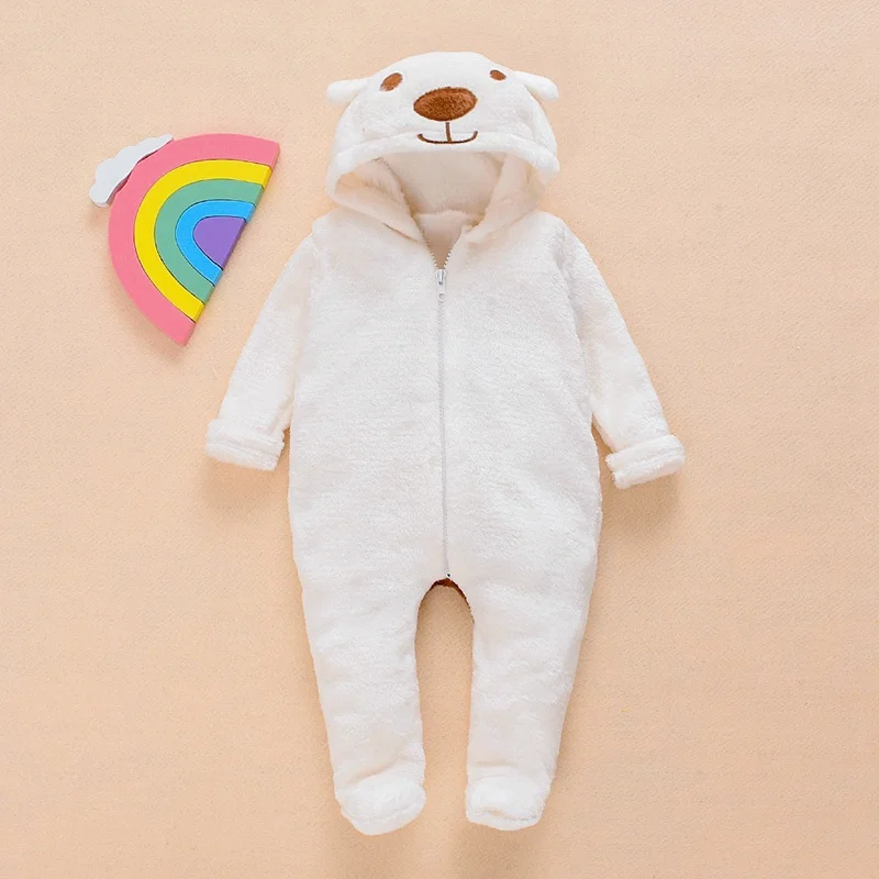 Baby Bear Hooded Romper 4
