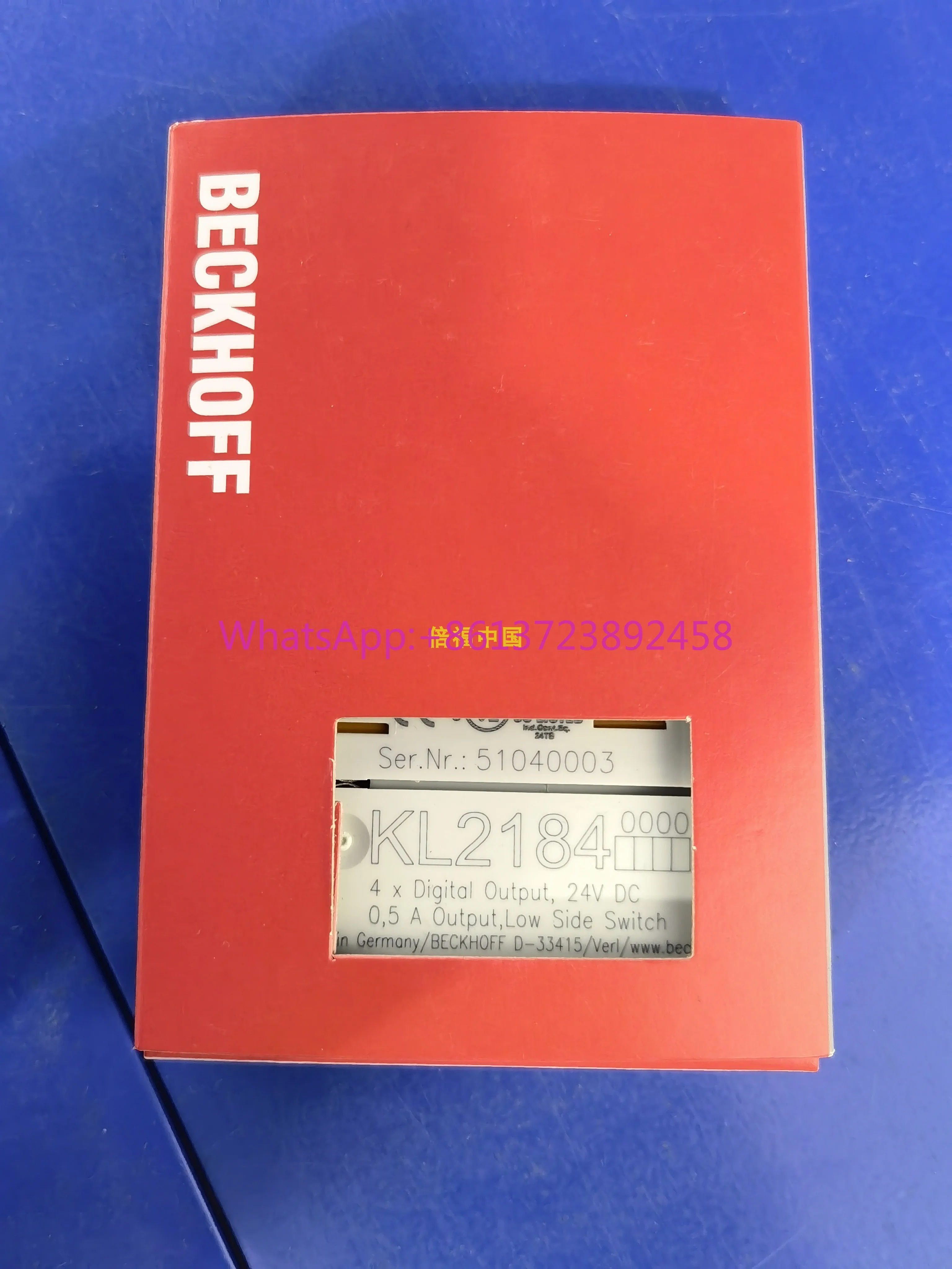 

BECKHOFF KL2408 KL2424 KL2488 KL2502 KL2512 KL2521 KL2531