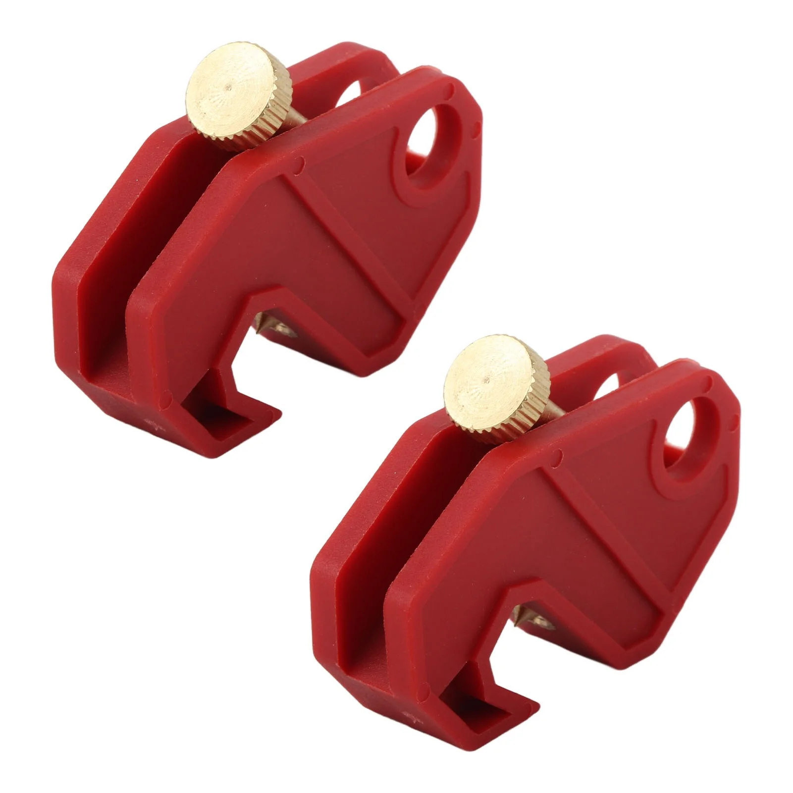 2 Pcs Circuit Breaker Lockout Device Nylon Insulated Safety Lock Universal Single Breaker Lockout