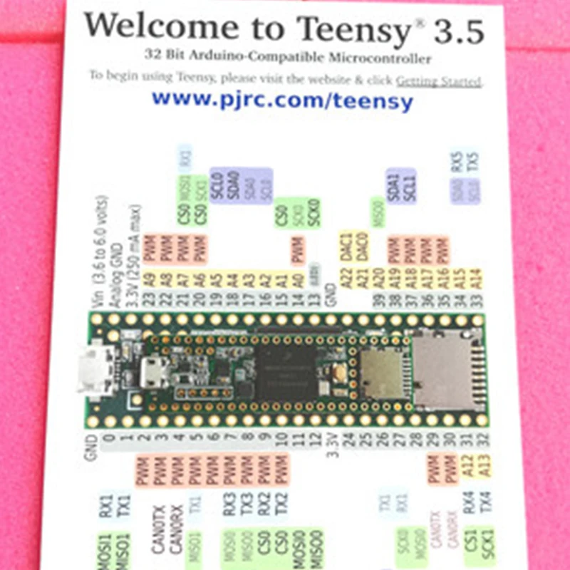 DEV-14055 DEV14055 K64 Teensy 3.5 without Headers series ARM Cortex-M4 MCU 32-Bit Embedded Evaluation Board