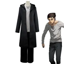 Eren Jaeger Cosplay Costume Anime Character Uniform Halloween Costume for Men Carnival Party suits