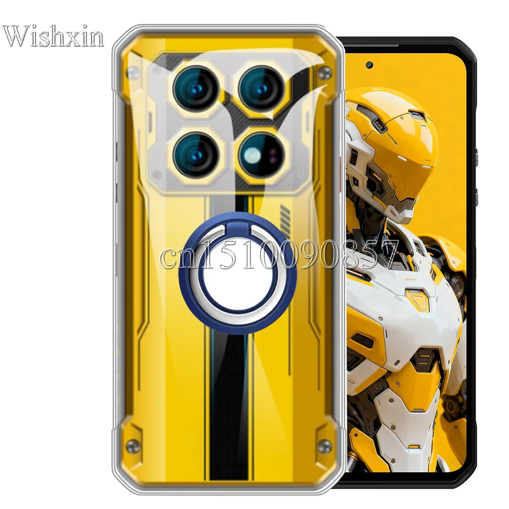 Ringhalter, stoßfest, weiches TPU, Ständer, stoßfeste Hülle für Oukitel WP60 Coque Funda – Detail 4