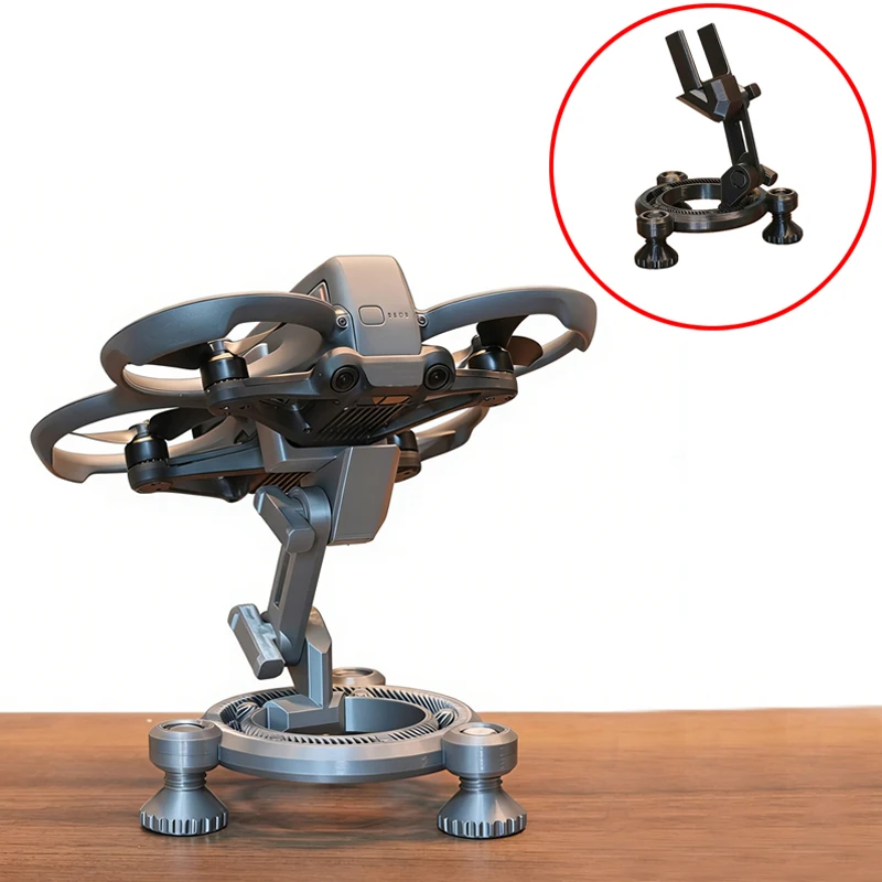 1PCS For DJI Avata 2 RC Drone Rotating Desktop Display Stand 360° Full-Angle Viewing Model Exhibition Mount Creative Bracket​