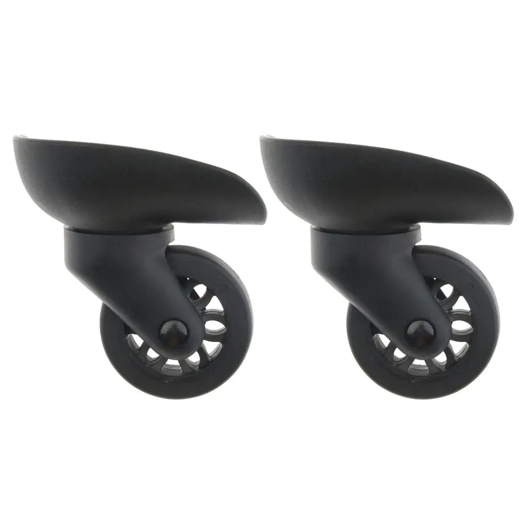 2 Pieces Luggage Swivel Replacement Suitcase Caster Wheel Case A35-Size L