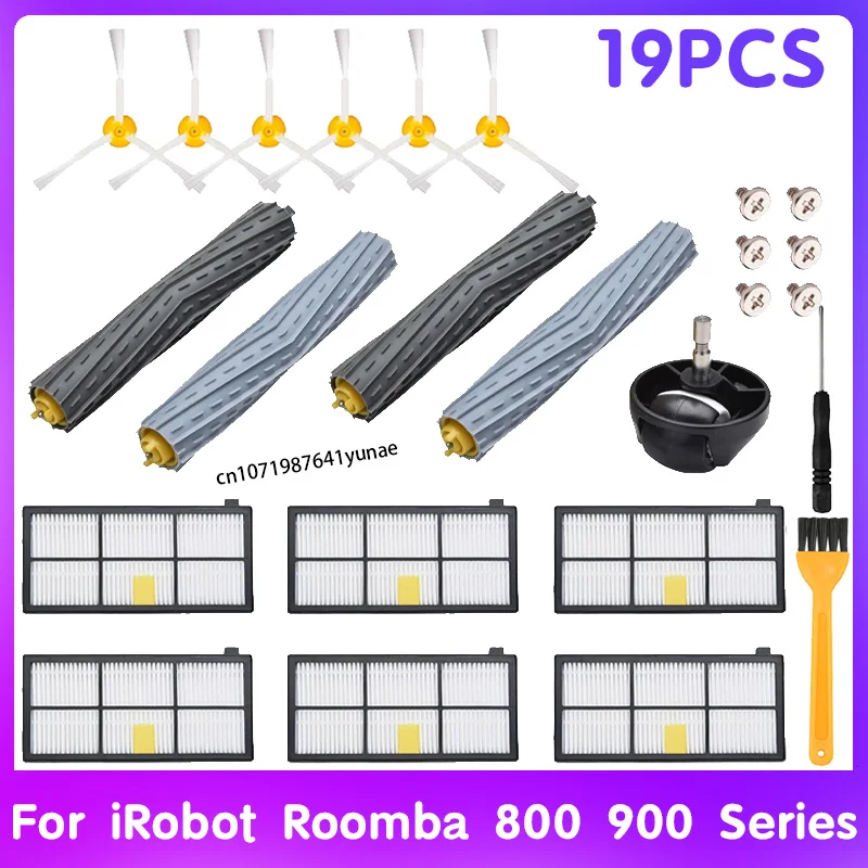 Roller Brush Wheel For iRobot Roomba 800 900 Series 860 870 880 890 966 980 Vacuum Cleaner Side Brush Hepa Filter Replacement