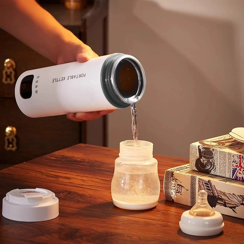 100V-240V Portable Electric Kettle Travel Boil Water Cup Thermo Pot Smart Teapot Temperature Adjustment Kettle With LED Display